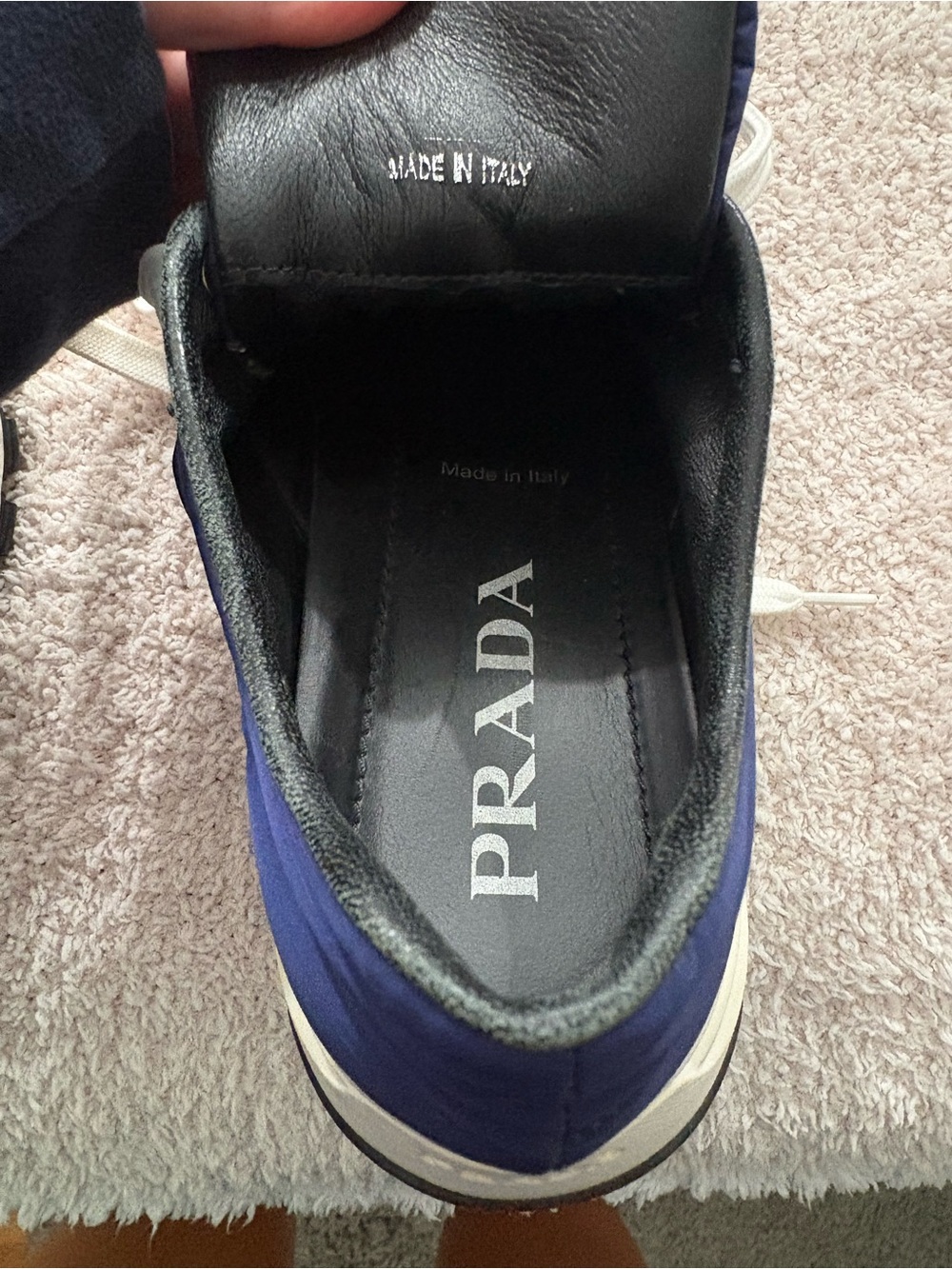 Blue Prada Sneakers - Picture 7 of 8